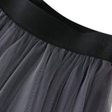 10 COLORS ELASTIC WAIST TIERED TULLE MESH SKIRT_CWBLS0396