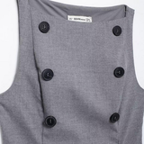 STYLISH BUTTONED BOAT NECK SHIRT CASUAL LOOK_CWTHT0240