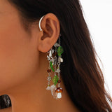 Vintage Bohemian Mushroom Tassel Earrings_Cwmm3224