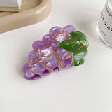 Peach & Apple Hair Claw Cute Summer Accessory_Cwaha5889