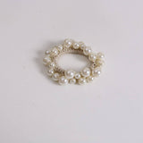 PEARL HAIR TIE BOHO BUN HOLDER FOR WOMEN_CWAHA6762