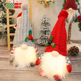 KNITTED HAT LUMINOUS RUDOLPH DOLL ORNAMENTS_CWMM2769