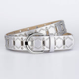 Women Popular Diamond Rivet Punk Style Belt_Cwabe0585