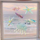 Cwaha4444_New Ocean Series Cute Starfish Hairpin