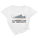 Womens Casual Tee Assignment Graphic Print