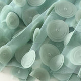 3D POLKA DOT TULLE A LINE FLARED MIDI SKIRT_CWBMS0379