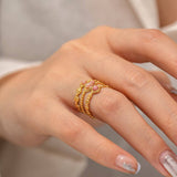 NATURAL RHODOLITE RING NON FADING FASHION RING_CWAJE1234