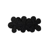 CHILDRENS PETAL FLOWER BLACK AND WHITE HAIRPIN_CWAHA2346