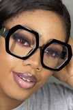 Women Geometric Frame Eyeglasses_Cwasg0135