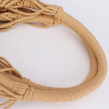 TASSEL WOVEN SHOULDER BAG WITH DRAWSTRING LINING_CWAB4674