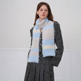 Chic Faux Mink Fur Knit Scarf For Winter_Cwasc1284