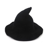 Halloween Folding Knit Hat Peaked Witch Hat