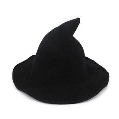 Halloween Folding Knit Hat Peaked Witch Hat