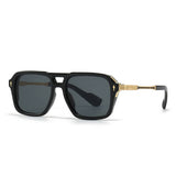 NEW RETRO DOUBLE BEAM SQUARE FRAME SUNGLASSES_CWASG0448