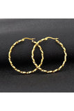 18K Gold Plated Stainless Steel Earrings_Cwaje0381