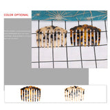 ACETATE HAIR COMB VINTAGE LEOPARD PRINT INSERTCOMB_CWAHA4206