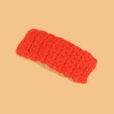 RECTANGULAR HAIR CLIP HANDMADE CROCHET YARN PIN_CWASC0836