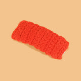 RECTANGULAR HAIR CLIP HANDMADE CROCHET YARN PIN_CWASC0836