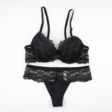 BLACK LACE UNDERWEAR SET WITH RIMS_CWMU0146