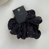 Vintage French Stars Hair Scrunchies_Cwaha1726