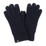 SOLID COLOR VERTICAL STRIPED TOUCH SCREEN GLOVES_CWAG0386