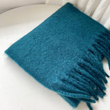SOFT MOHAIR FEEL SCARF COZY WINTER WRAP_CWASC0323