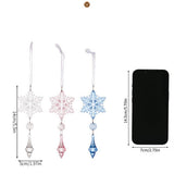 Cwmm10186_Colorful Acrylic Snowflake Ornaments For Xmas