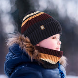 CHILDRENS AUTUMN AND WINTER WARM THREE PIECE SUIT_CWMM2782