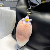 PINK SMALL TAIL CAR KEYCHAIN PENDANT ACCESSORIES_CWMM2600