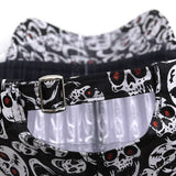 SKULL PRINT BASEBALL CAP SUN HAT UNISEX_CWAH0994