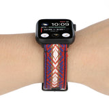 APPLE WATCH IWATCH9 ETHNIC STYLE LEATHER STRAP_CWWW0059
