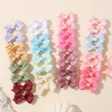GLITTER BOW HAIR CLIP SET FOR GIRLS PARTY DAILY_CWAHA6731