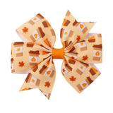 THANKSGIVING TURKEY PUMPKIN TAIL HAIR CLIP_CWAHA6681
