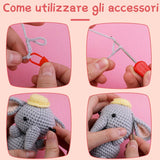 DECORATION ELEPHANT CROCHET MATERIAL PACK_CWMM0816