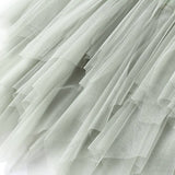 IRREGULAR PLEATED TULLE MIDI SKIRT WITH VOLUME_CWBMS0383