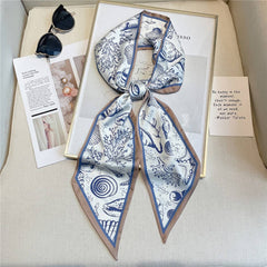 Ribbon Hair Accessories Animal Print Head Scarf_Cwasc1516