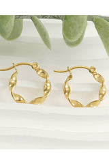 18K Gold Plated Stainless Steel Earrings_Cwaje0385
