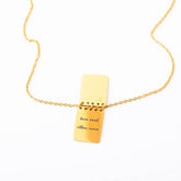 SIMPLE NOTEBOOK STAR MOON OPENING NECKLACE_CWMM5674