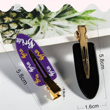 Halloween Accessories Acrylic Printed Hair Clip