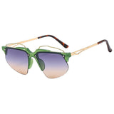 METAL BUTTERFLY WING SUNGLASSES FOR WOMEN_CWASG1167