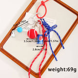 SPORTY MINI COLA BOTTLE GOLF BALL KEYCHAIN_CWMM7766