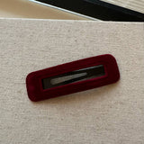 Velvet Triangle Hollow Bb Clip Chic Hairpin_Cwaha07970