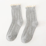 AUTUMN AND WINTER COLLEGE STYLE MID TUBE SOCKS_CWMS0980