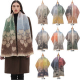 HEART PATTERN CIRCLE YARN SCARF WOMENS WRAP_CWASC0861