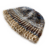 CHILDRENS KNITTED HAT COLORFUL STRIPED BUCKET HAT_CWAH2050