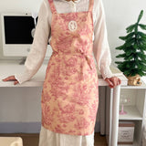 HOUSEHOLD WATERPROOF INK DRAWSTRING APRON_CWMM5833