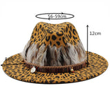 Woolen Jazz Hat Top Hat Flat Brim Hat Wide Brim Hat_Cwah2611