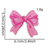 NEW PINK BOW SERIES EMBROIDERED PATCHES_CWMM4019
