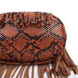 Women Snake Portable Fringe Bag_Cwab0797