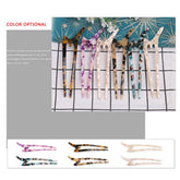 ACETATE LEOPARD PRINT U SHAPED HAIRPIN_CWAHA4228